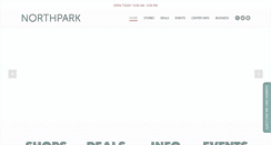 Desktop Screenshot of northparkmall.com